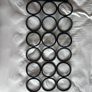 Black scarf hanger